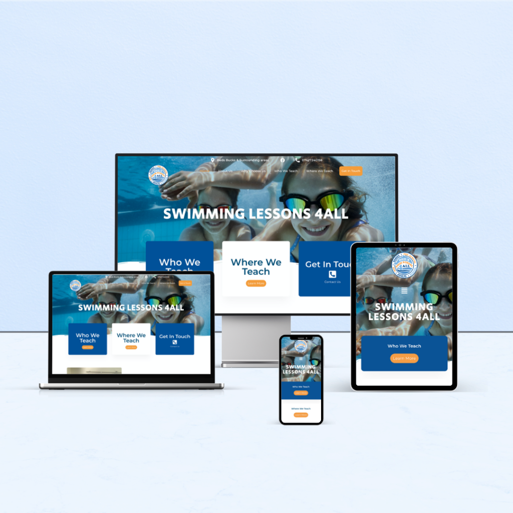 NEILS SWIM SCHOOL 4 ALL – WEBSITE DESIGN AND BUILD