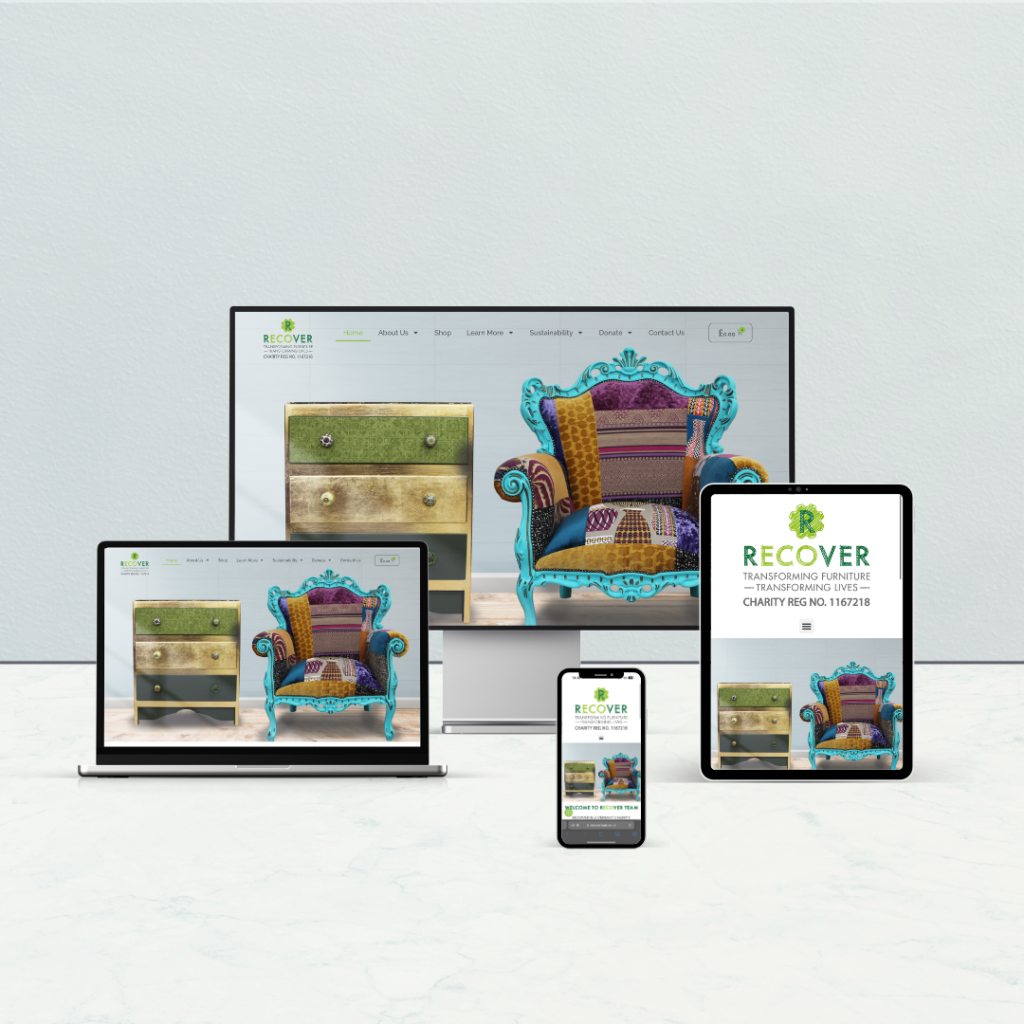 RECOVER TEAM – WEBSITE DESIGN AND BUILD