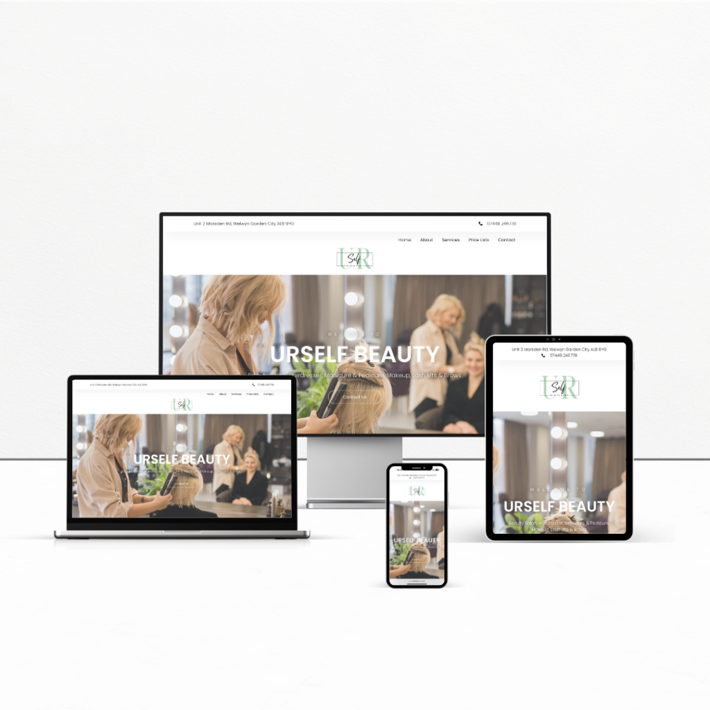 UR Beauty – WEBSITE DESIGN AND BUILD