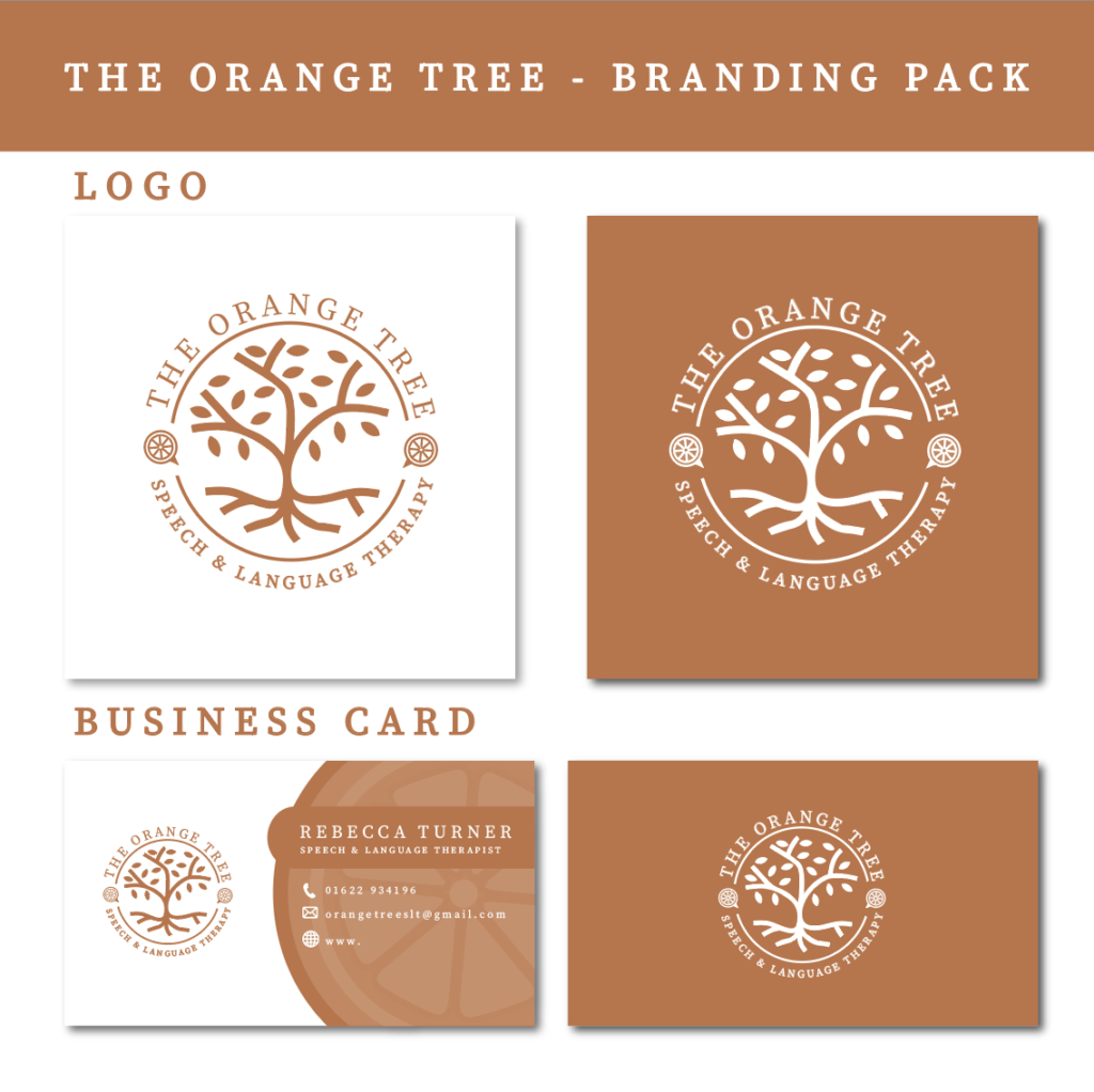 THE ORANGE TREE – LOGO & BUSINESS CARD DESIGN